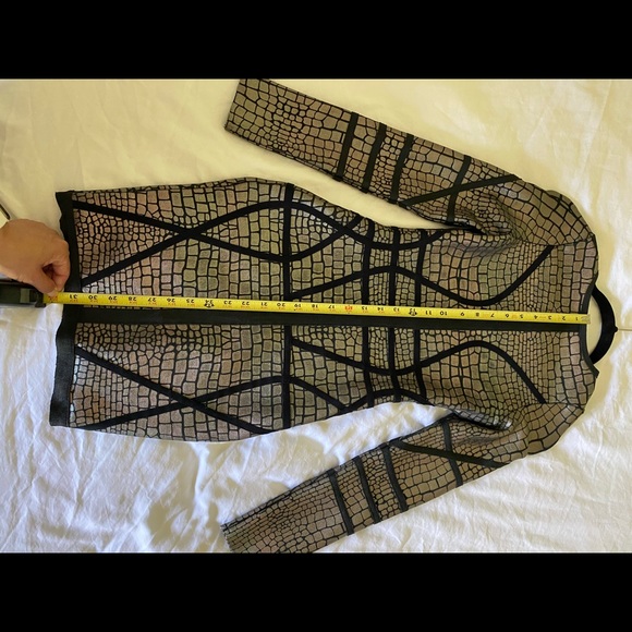 Long sleeve Metallic black small Dress - Picture 3 of 7